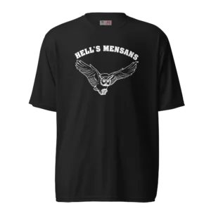 unisex performance t shirt front with logo