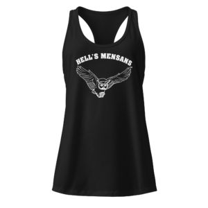 women's racerback tank top with logo