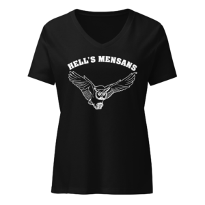 women's v neck t shirt with logo