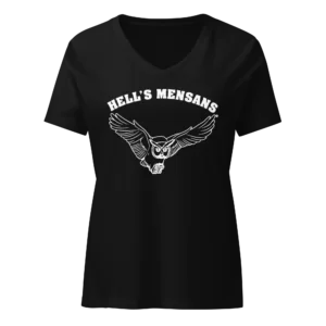 women's v neck t shirt with logo