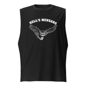 unisex muscle shirt with logo