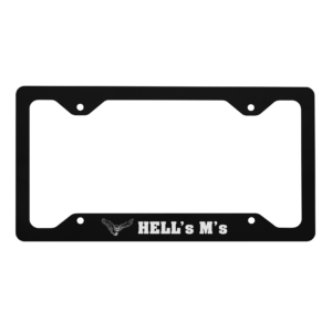 metal license plate frame
